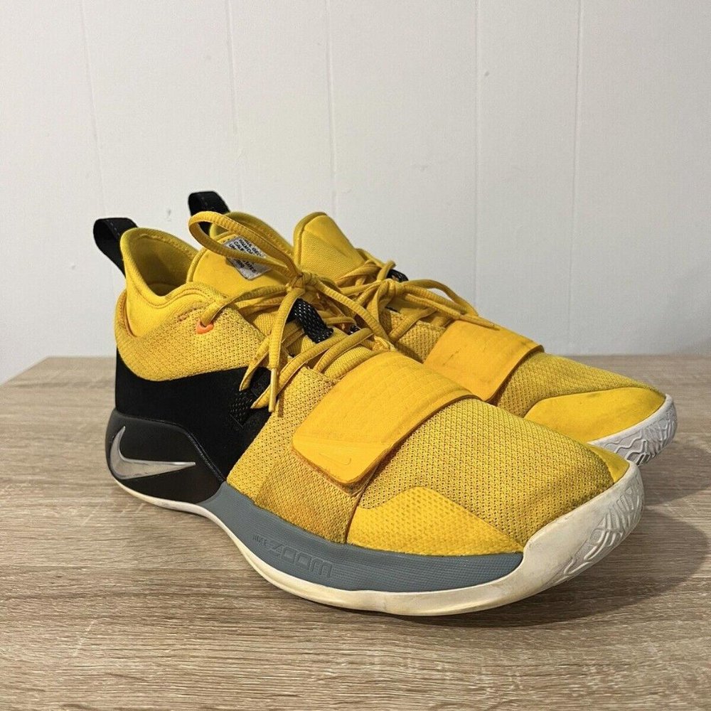 Nike Paul George PG Moon Exploration Yellow Black Mens Size 12 BQ8452-700